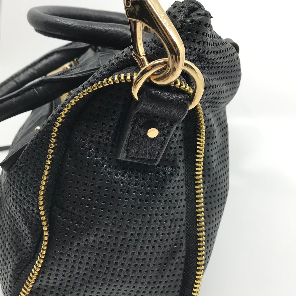She + Lo Mini RISE ABOVE Leather Satchel Handbag - Picture 4 of 7